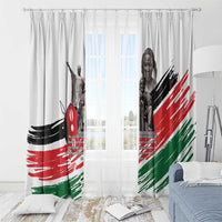 Kenya Mashujaa Day Window Curtain Kenyan Heroes - Wonder Print Shop