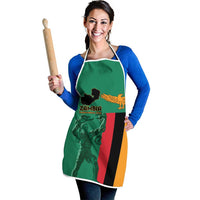 Zambia Independence Day Apron Lusaka Freedom Statue - Wonder Print Shop