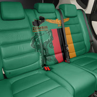 Zambia Independence Day Back Car Seat Cover Lusaka Freedom Statue - Wonder Print Shop
