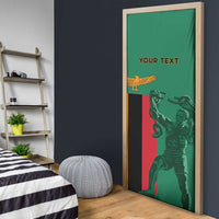 Zambia Independence Day Door Cover Lusaka Freedom Statue - Wonder Print Shop