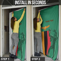Zambia Independence Day Door Cover Lusaka Freedom Statue - Wonder Print Shop