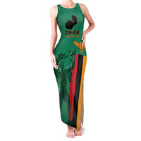 Personalized Zambia Independence Day Family Matching Tank Maxi Dress and Hawaiian Shirt Lusaka Freedom Statue - Wonder Print Shop