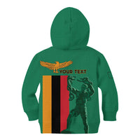 Personalized Zambia Independence Day Kid Hoodie Lusaka Freedom Statue - Wonder Print Shop