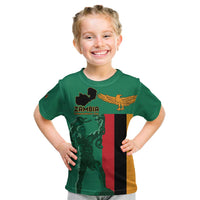 Personalized Zambia Independence Day Kid T Shirt Lusaka Freedom Statue - Wonder Print Shop