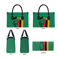 Zambia Independence Day Leather Bag Lusaka Freedom Statue - Wonder Print Shop