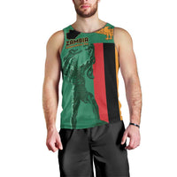 Personalized Zambia Independence Day Men Tank Top Lusaka Freedom Statue - Wonder Print Shop