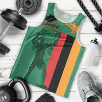 Personalized Zambia Independence Day Men Tank Top Lusaka Freedom Statue - Wonder Print Shop