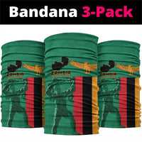 Zambia Independence Day Neck Gaiter Lusaka Freedom Statue - Wonder Print Shop