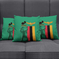 Zambia Independence Day Pillow Cover Lusaka Freedom Statue - Wonder Print Shop