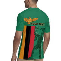 Personalized Zambia Independence Day Rugby Jersey Lusaka Freedom Statue - Wonder Print Shop