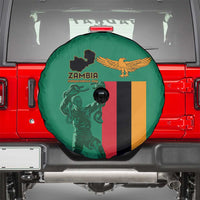 Zambia Independence Day Spare Tire Cover Lusaka Freedom Statue - Wonder Print Shop