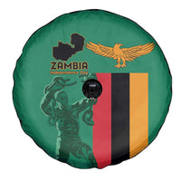 Zambia Independence Day Spare Tire Cover Lusaka Freedom Statue - Wonder Print Shop