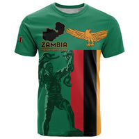 Personalized Zambia Independence Day T Shirt Lusaka Freedom Statue - Wonder Print Shop