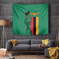 Zambia Independence Day Tapestry Lusaka Freedom Statue - Wonder Print Shop