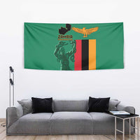 Zambia Independence Day Tapestry Lusaka Freedom Statue - Wonder Print Shop