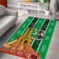 Burkina Faso Martyrs Day Area Rug Monument des Heros Nationaux - Wonder Print Shop