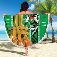 Burkina Faso Martyrs Day Beach Blanket Monument des Heros Nationaux - Wonder Print Shop