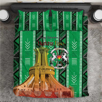 Burkina Faso Martyrs Day Bedding Set Monument des Heros Nationaux - Wonder Print Shop