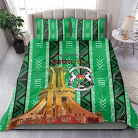 Burkina Faso Martyrs Day Bedding Set Monument des Heros Nationaux - Wonder Print Shop
