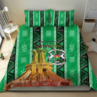 Burkina Faso Martyrs Day Bedding Set Monument des Heros Nationaux - Wonder Print Shop