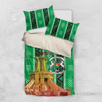 Burkina Faso Martyrs Day Bedding Set Monument des Heros Nationaux - Wonder Print Shop