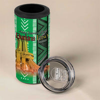 Personalized Burkina Faso Martyrs Day 4 in 1 Can Cooler Tumbler Monument des Heros Nationaux - Wonder Print Shop