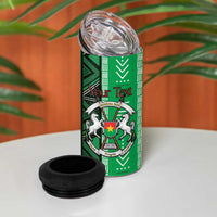 Personalized Burkina Faso Martyrs Day 4 in 1 Can Cooler Tumbler Monument des Heros Nationaux - Wonder Print Shop