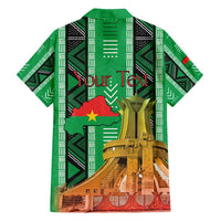 Personalized Burkina Faso Martyrs Day Family Matching Off Shoulder Maxi Dress and Hawaiian Shirt Monument des Heros Nationaux - Wonder Print Shop