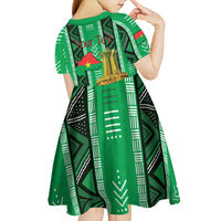 Personalized Burkina Faso Martyrs Day Kid Short Sleeve Dress Monument des Heros Nationaux - Wonder Print Shop