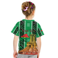 Personalized Burkina Faso Martyrs Day Kid T Shirt Monument des Heros Nationaux - Wonder Print Shop