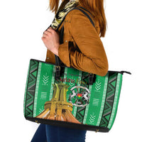 Burkina Faso Martyrs Day Leather Tote Bag Monument des Heros Nationaux - Wonder Print Shop