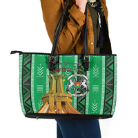 Burkina Faso Martyrs Day Leather Tote Bag Monument des Heros Nationaux - Wonder Print Shop