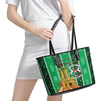 Burkina Faso Martyrs Day Leather Tote Bag Monument des Heros Nationaux - Wonder Print Shop