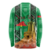 Personalized Burkina Faso Martyrs Day Long Sleeve Shirt Monument des Heros Nationaux - Wonder Print Shop
