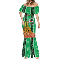 Personalized Burkina Faso Martyrs Day Mermaid Dress Monument des Heros Nationaux - Wonder Print Shop