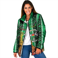 Personalized Burkina Faso Martyrs Day Padded Jacket Monument des Heros Nationaux - Wonder Print Shop
