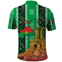 Personalized Burkina Faso Martyrs Day Polo Shirt Monument des Heros Nationaux - Wonder Print Shop