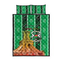 Burkina Faso Martyrs Day Quilt Bed Set Monument des Heros Nationaux - Wonder Print Shop