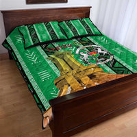 Burkina Faso Martyrs Day Quilt Bed Set Monument des Heros Nationaux - Wonder Print Shop