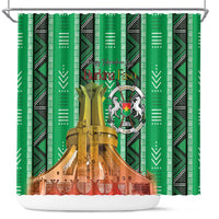 Burkina Faso Martyrs Day Shower Curtain Monument des Heros Nationaux - Wonder Print Shop