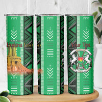 Personalized Burkina Faso Martyrs Day Skinny Tumbler Monument des Heros Nationaux - Wonder Print Shop