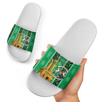 Burkina Faso Martyrs Day Slide Sandals Monument des Heros Nationaux - Wonder Print Shop