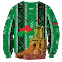 Personalized Burkina Faso Martyrs Day Sweatshirt Monument des Heros Nationaux - Wonder Print Shop