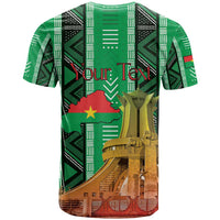 Personalized Burkina Faso Martyrs Day T Shirt Monument des Heros Nationaux - Wonder Print Shop