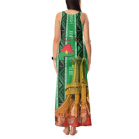 Personalized Burkina Faso Martyrs Day Tank Maxi Dress Monument des Heros Nationaux - Wonder Print Shop