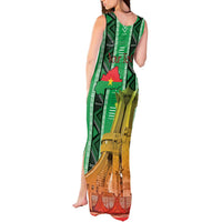 Personalized Burkina Faso Martyrs Day Tank Maxi Dress Monument des Heros Nationaux - Wonder Print Shop