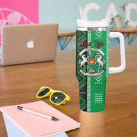 Personalized Burkina Faso Martyrs Day Tumbler With Handle Monument des Heros Nationaux - Wonder Print Shop