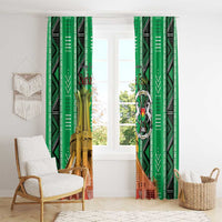 Burkina Faso Martyrs Day Window Curtain Monument des Heros Nationaux - Wonder Print Shop