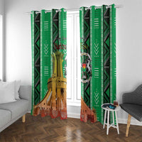Burkina Faso Martyrs Day Window Curtain Monument des Heros Nationaux - Wonder Print Shop