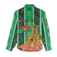 Personalized Burkina Faso Martyrs Day Women Casual Shirt Monument des Heros Nationaux - Wonder Print Shop